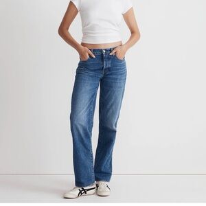 Madewell.  Low-Slung Straight Jeans